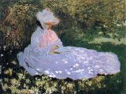 Claude Monet The Reader oil painting on canvas